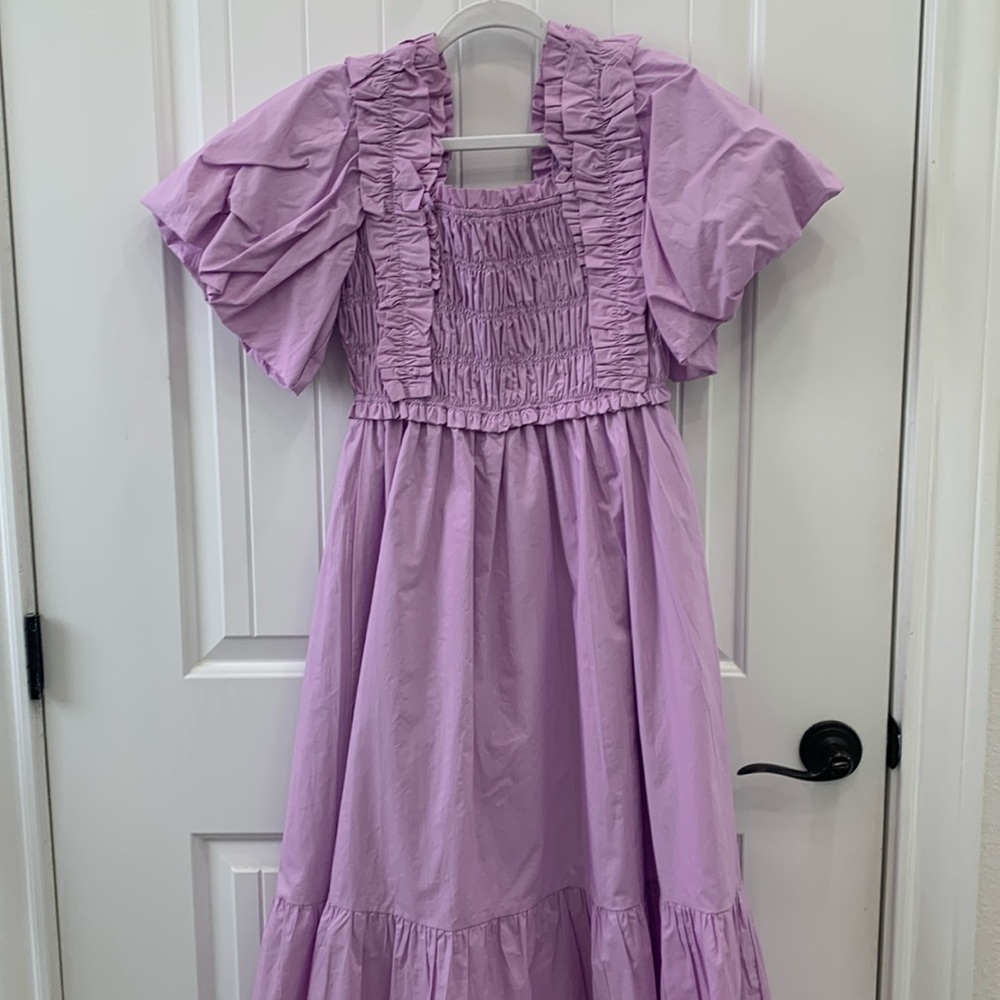 Lavender English Factory Midi Dress